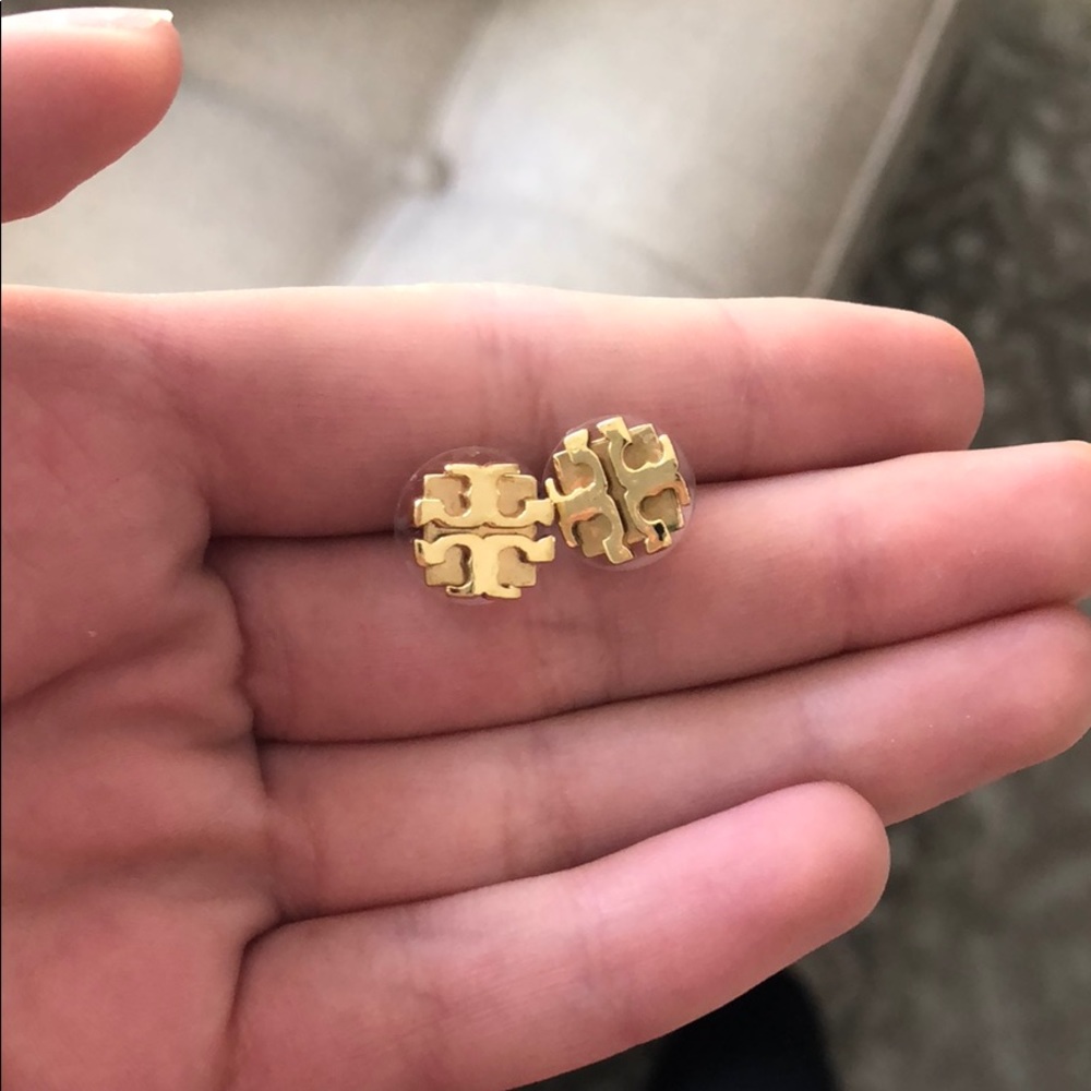 Tory Burch Logo Earrings